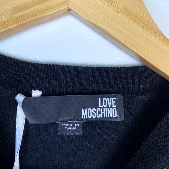 NWT Love Moschino Safety Pin Sweater Size 40 - Picture 5 of 9